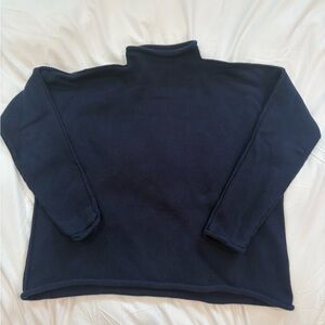 Frank & Eileen Deep Blue roll neck Sweater